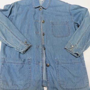 Petite Sophisticate denim shirt size P